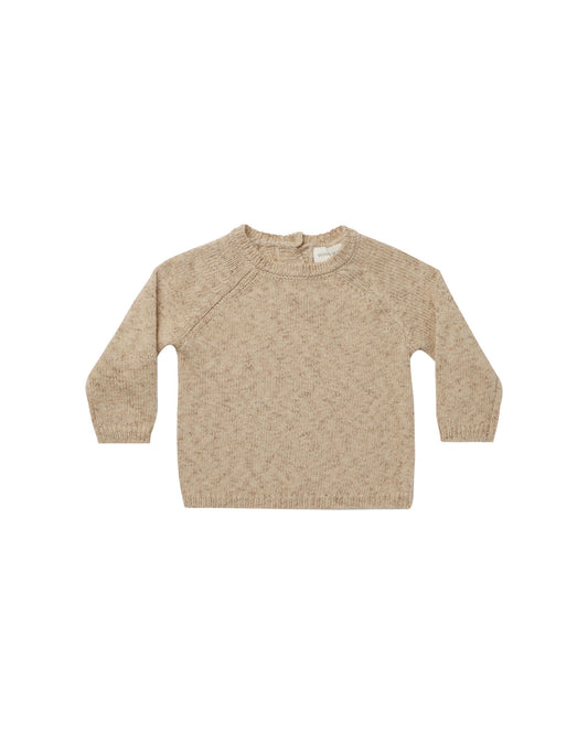 Speckled Knit Sweater | Latte