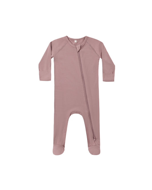 Bamboo Zip Footie Sleeper || Mulberry