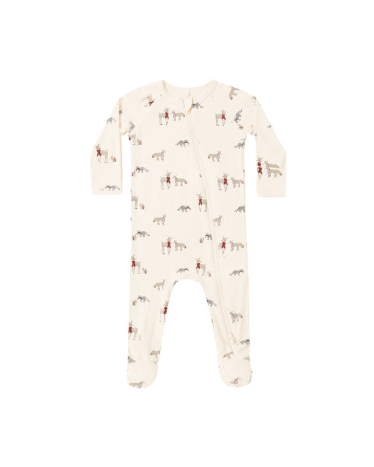 Bamboo Zip Footie | Forest Friends