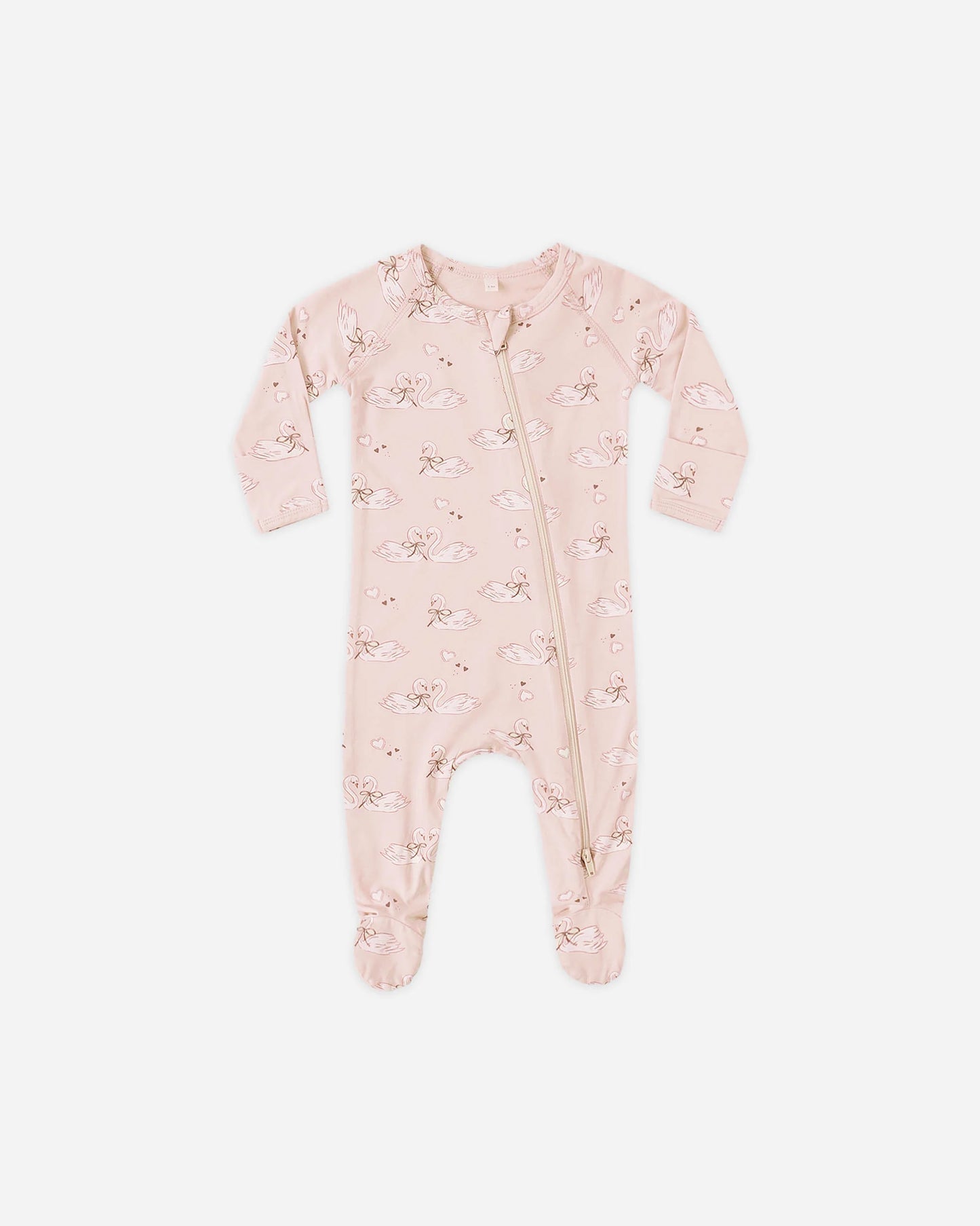 Bamboo Zip Footie || Swans