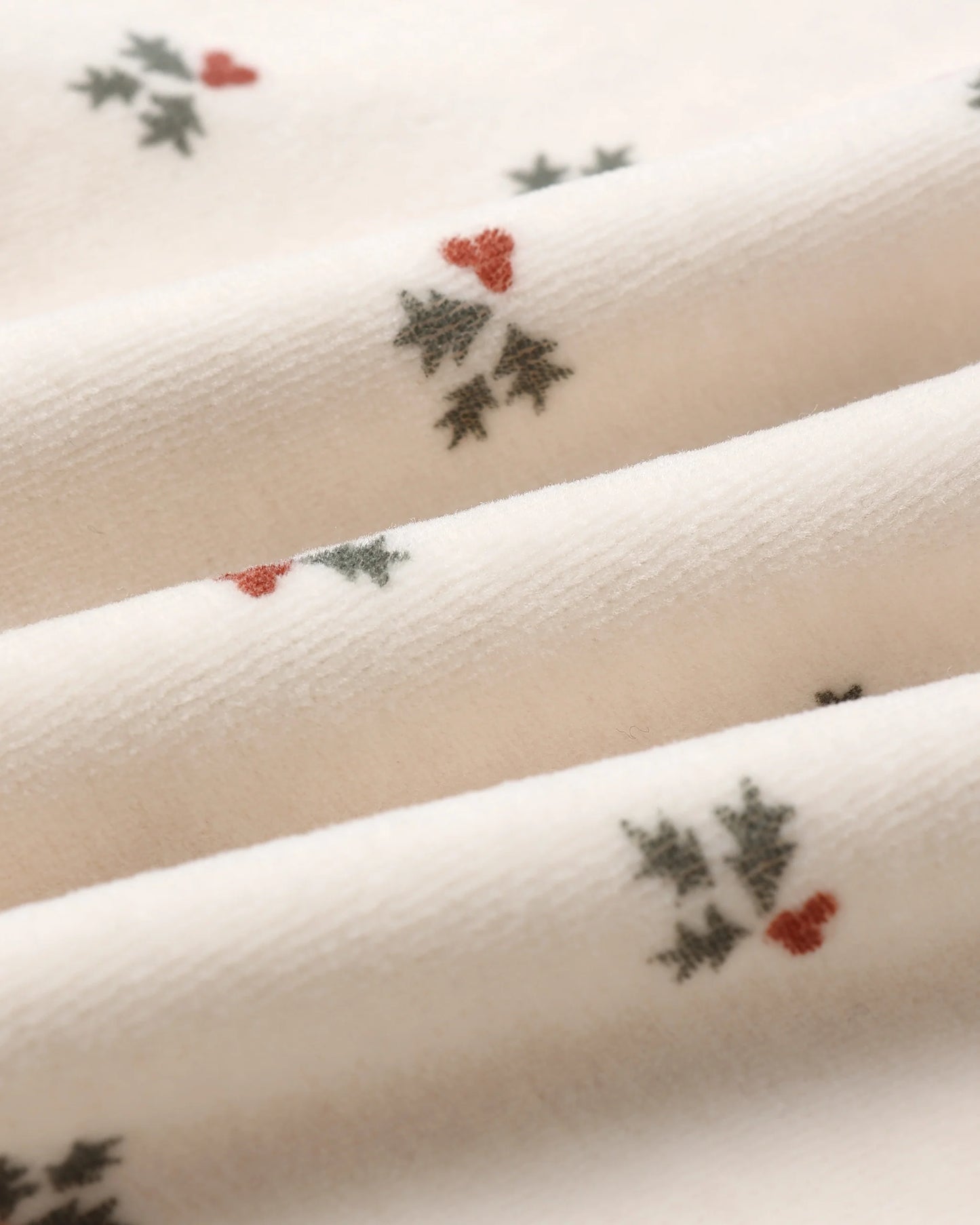 Velour Relaxed Sweatshirt || Holly Berry