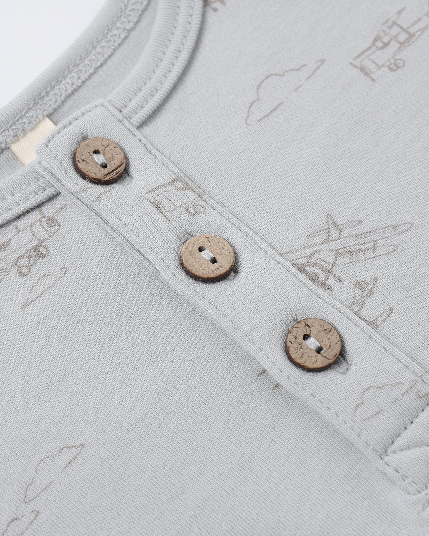 Short Sleeve One-Piece || Airplanes