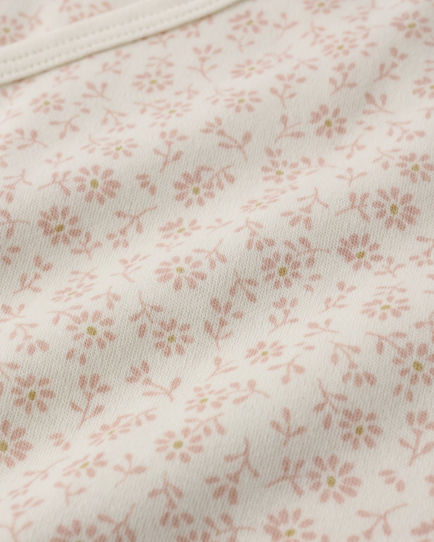 Wrap Top + Footed Pant Set || Ditsy