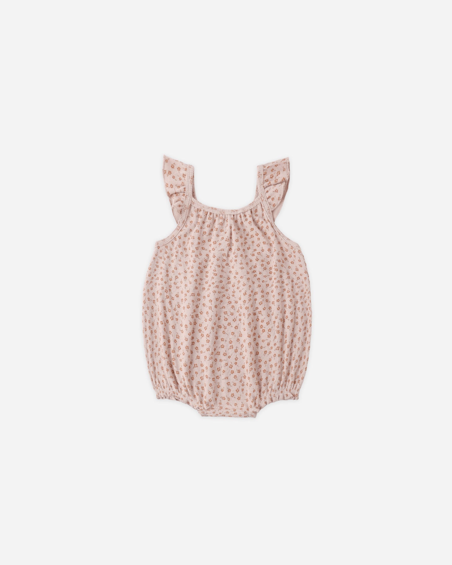 Ribbed Ruffle Romper || Posy