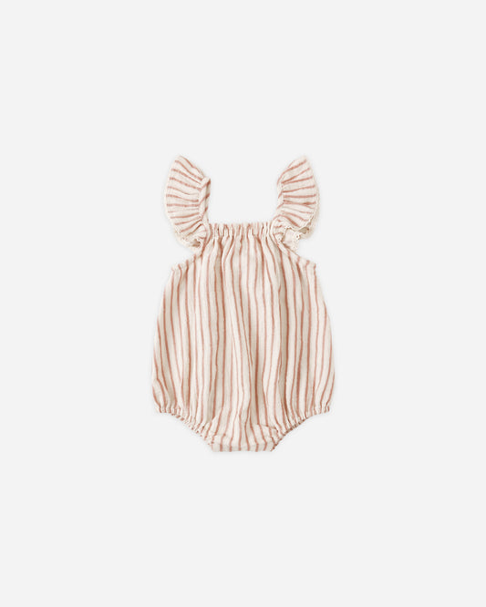 Bonnie Romper || Vintage Stripe
