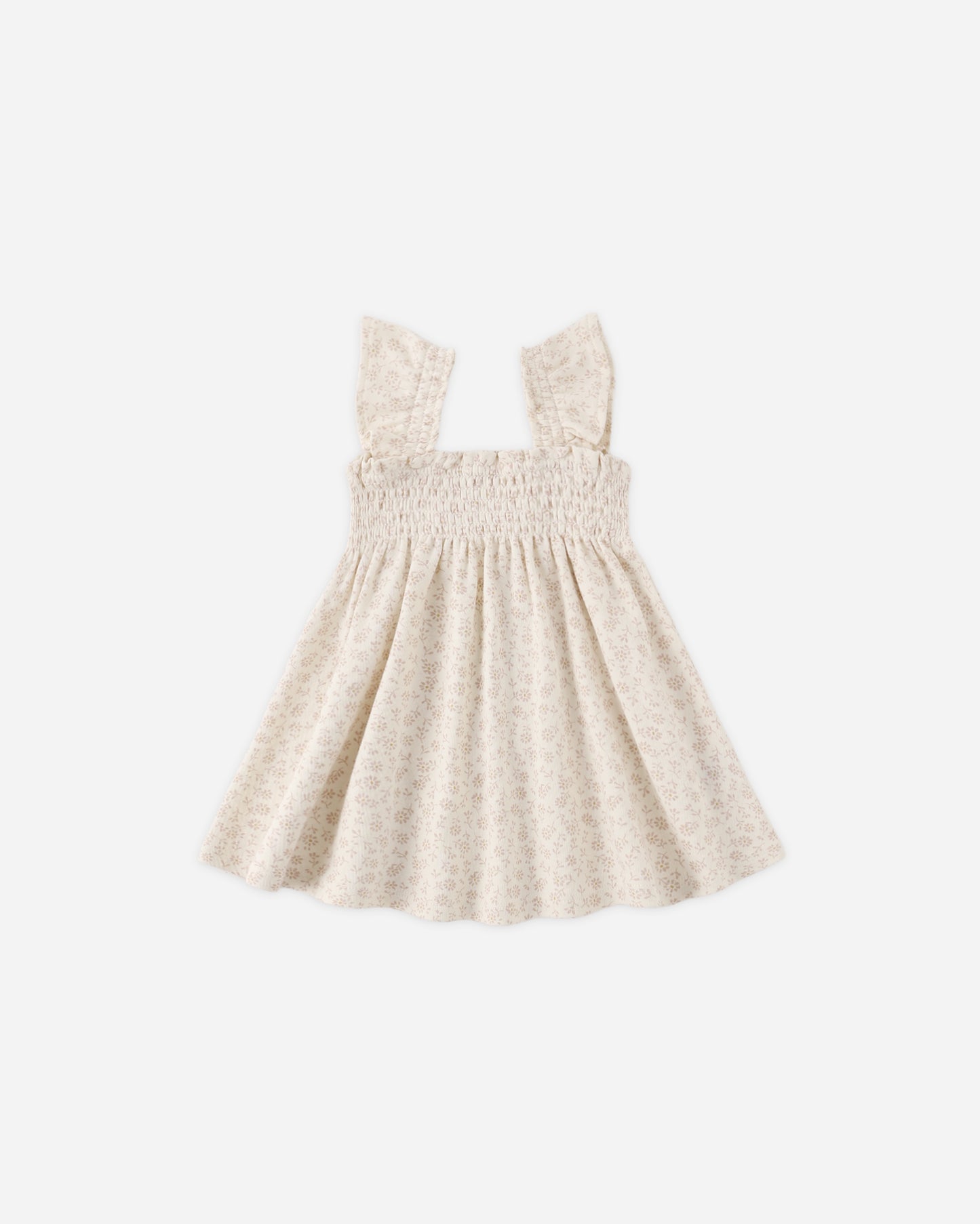 Smocked Jersey Dress || Ditsy