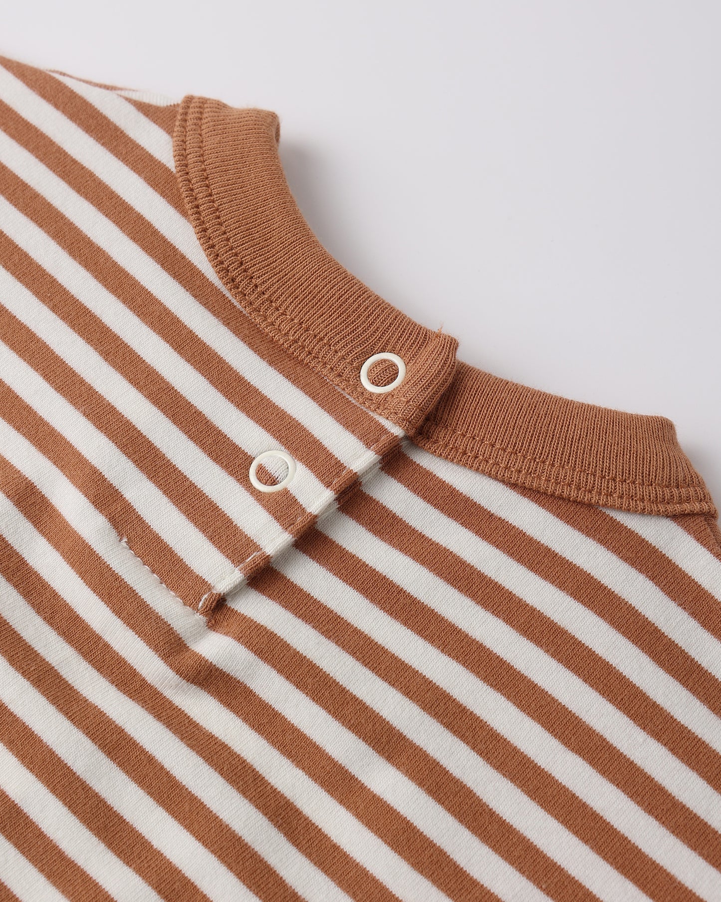 Relaxed Bubble Romper || Poppy Stripe