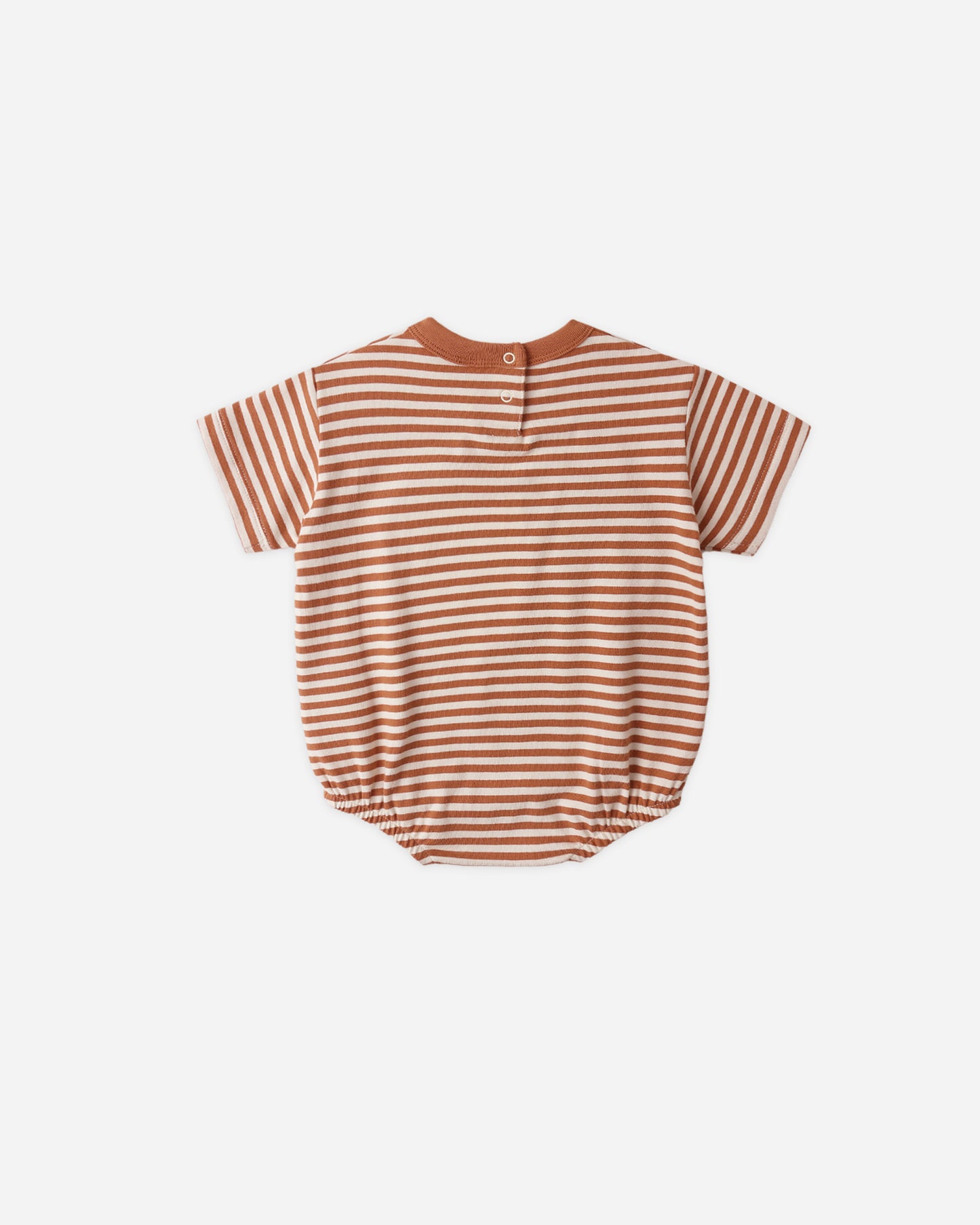 Relaxed Bubble Romper || Poppy Stripe