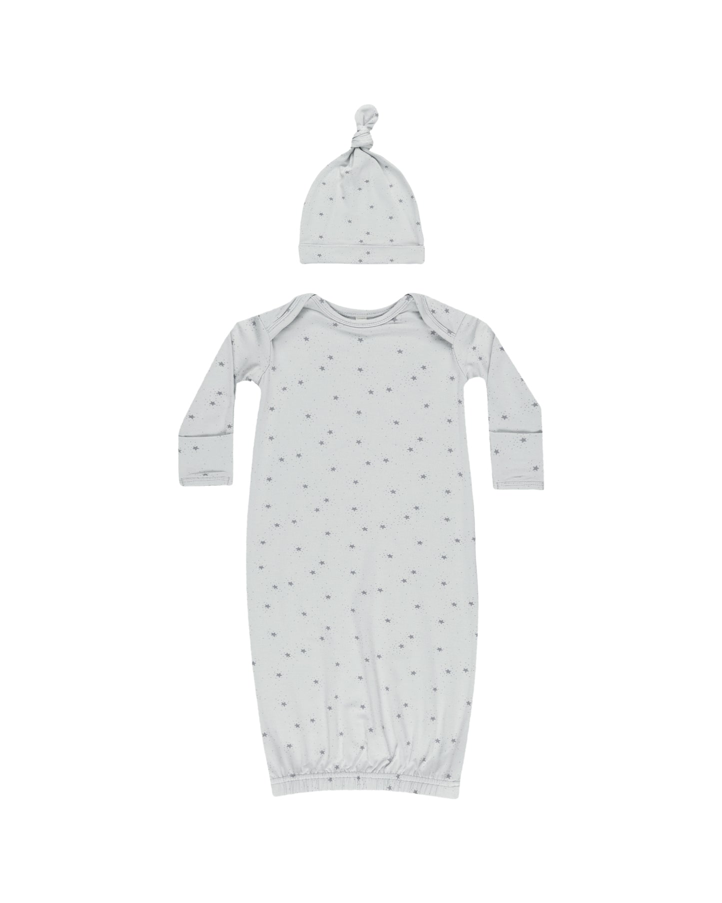 Bamboo Baby Gown + Hat Set || Twinkle Stars