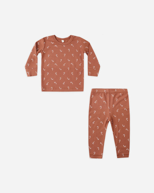 Bamboo Pajama Set || Candy Canes
