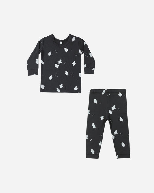 Bamboo Pajama Set | Midnight Ghosts
