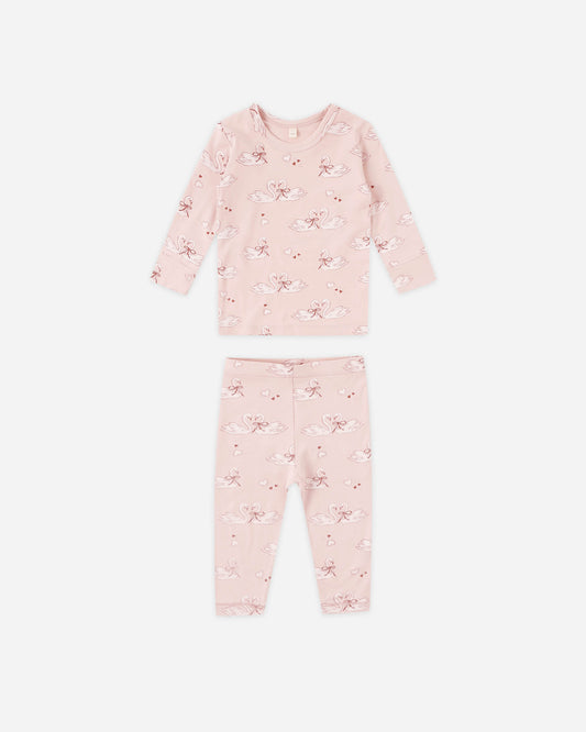 Bamboo Pajama Set || Swans