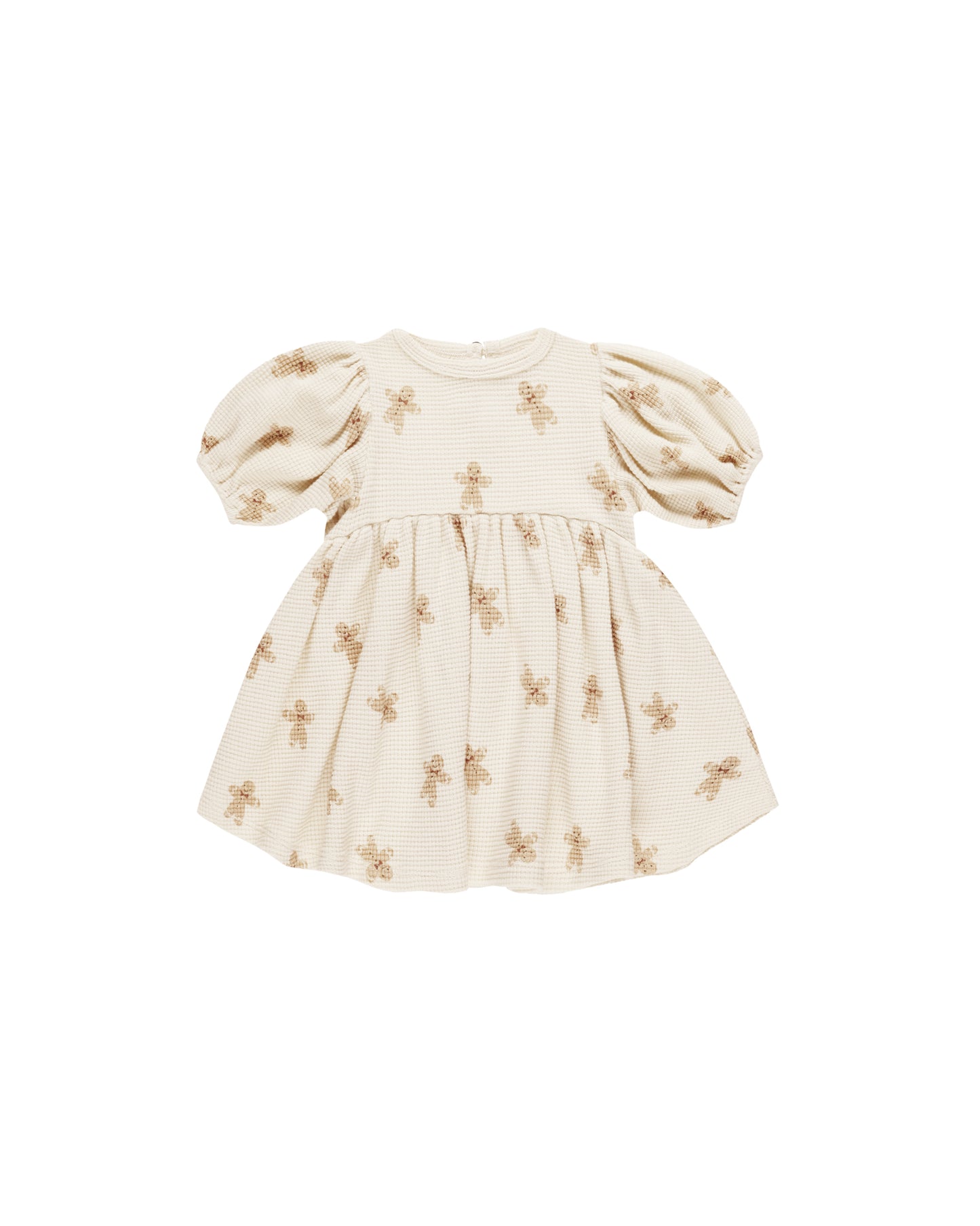 Waffle Babydoll Dress | Gingerbread