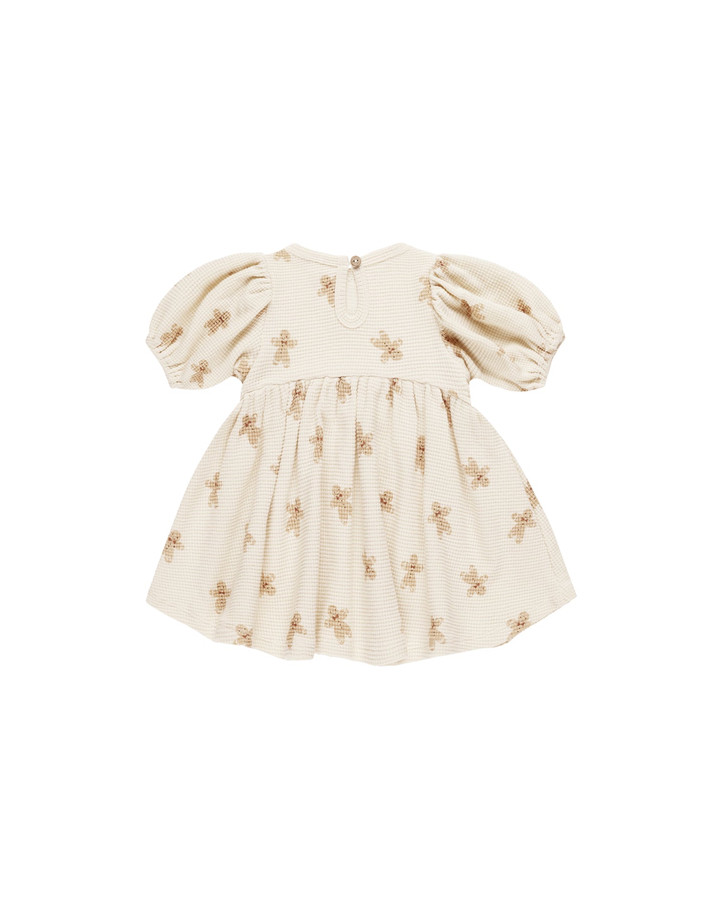 Waffle Babydoll Dress | Gingerbread
