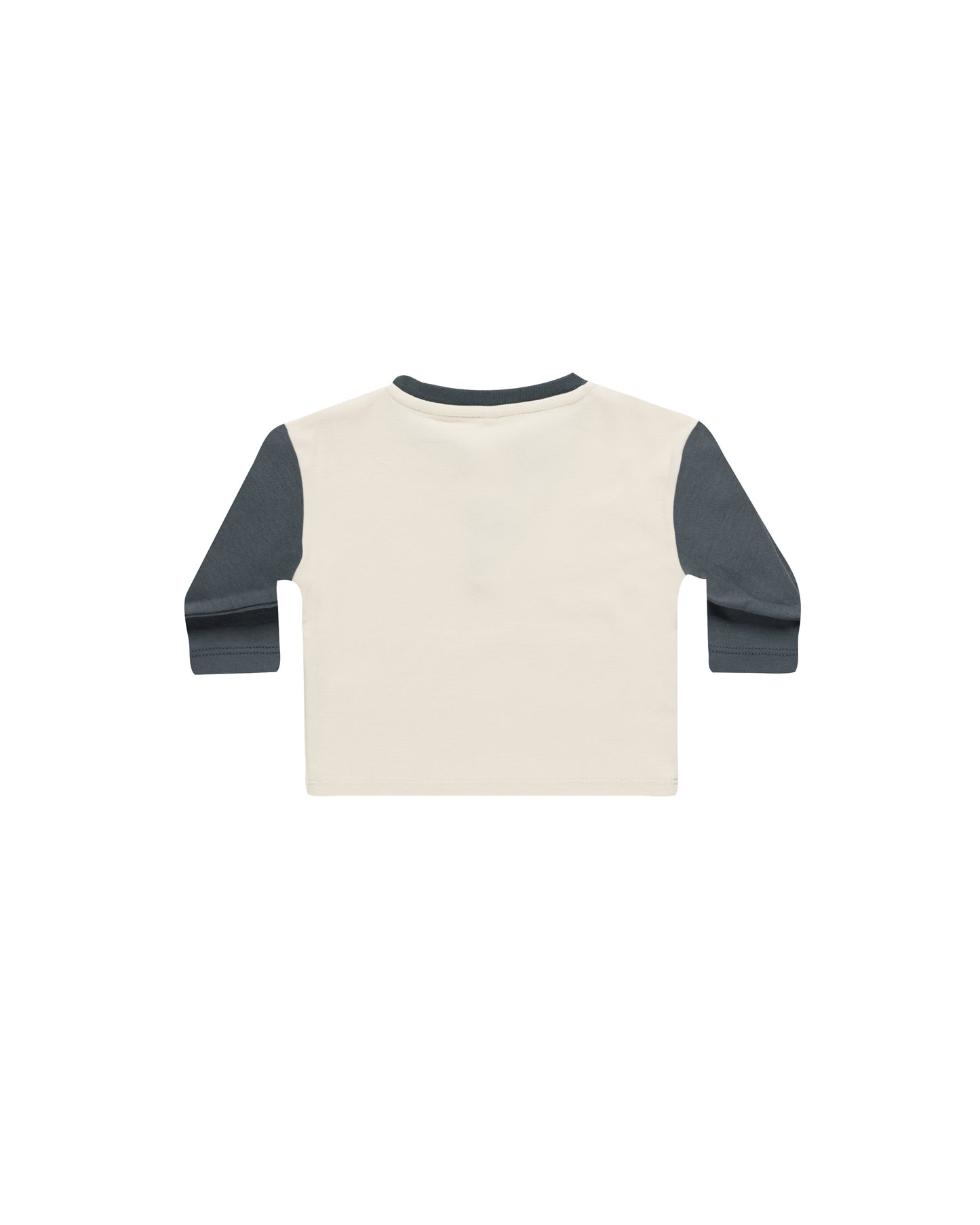 Long Sleeve Henley Tee | Indigo