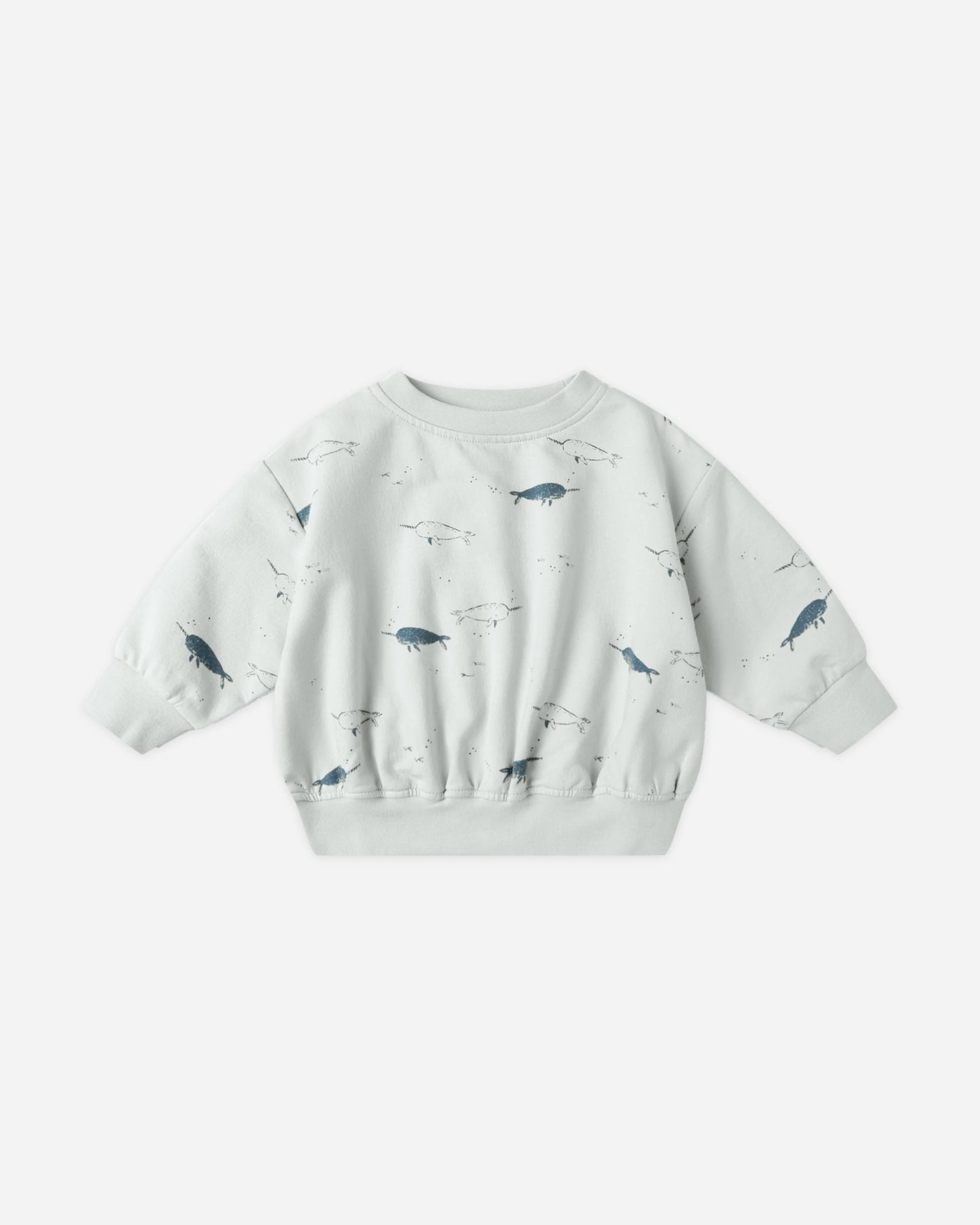 Relaxed Fleece Sweatshirt || Narwhals