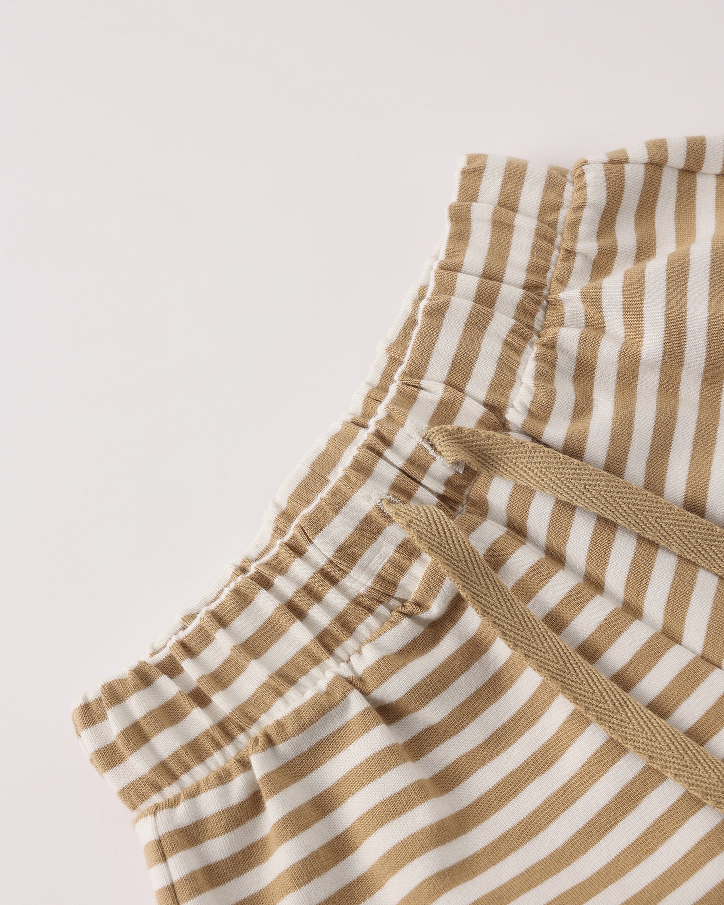 Boxy Pocket Tee + Short Set || Honey Stripe