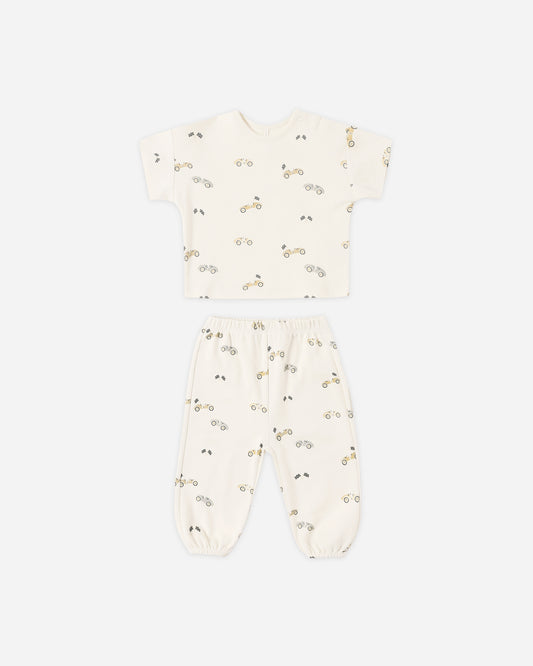 Jersey Tee + Pant Set || Race Car