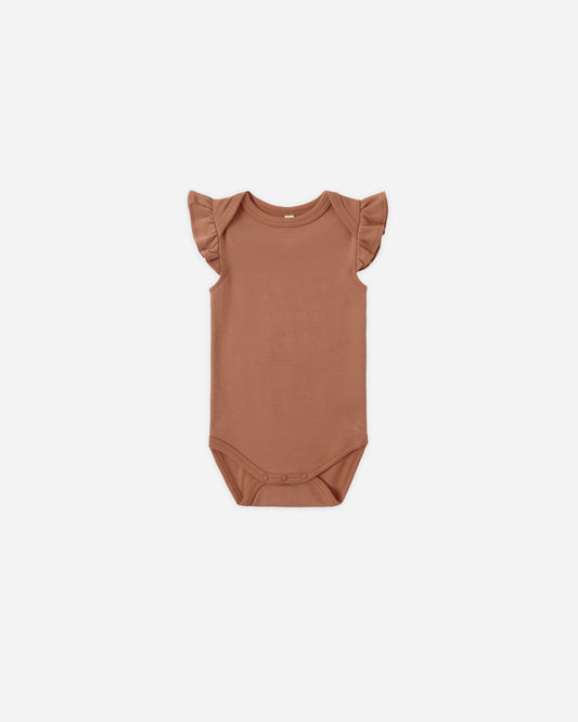 Flutter Sleeve Bodysuit || Poppy