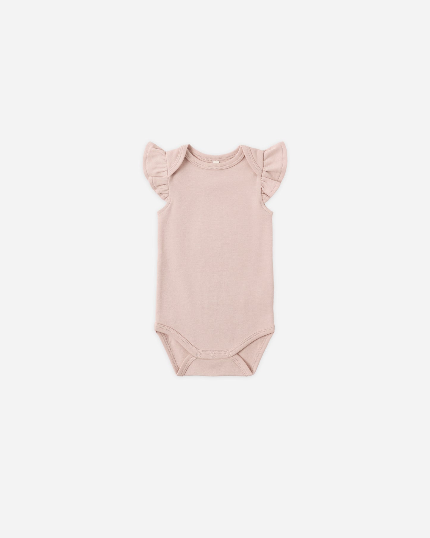 Flutter Sleeve Bodysuit || Blush