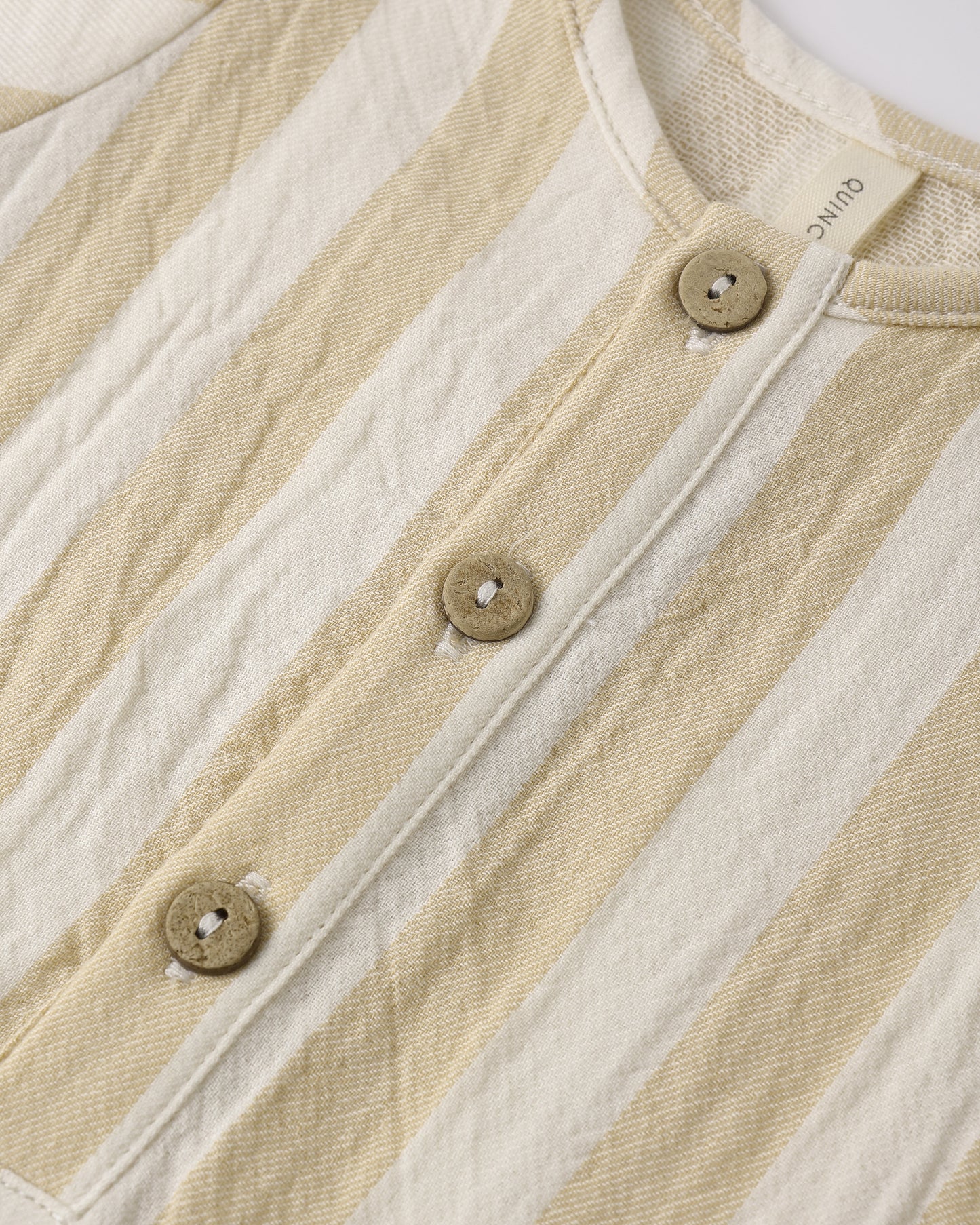 Short Sleeve Woven Romper || Summer Stripe