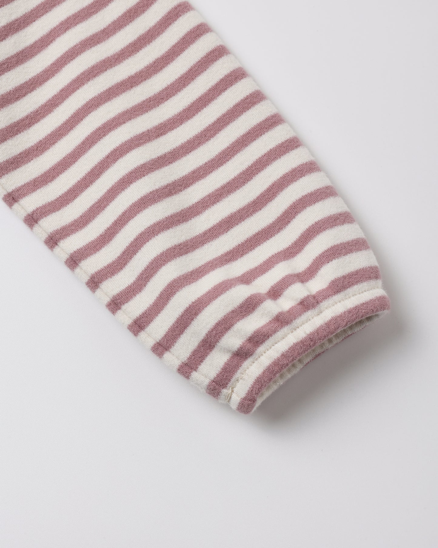 Ruffle Cozy Set || Mulberry Stripe