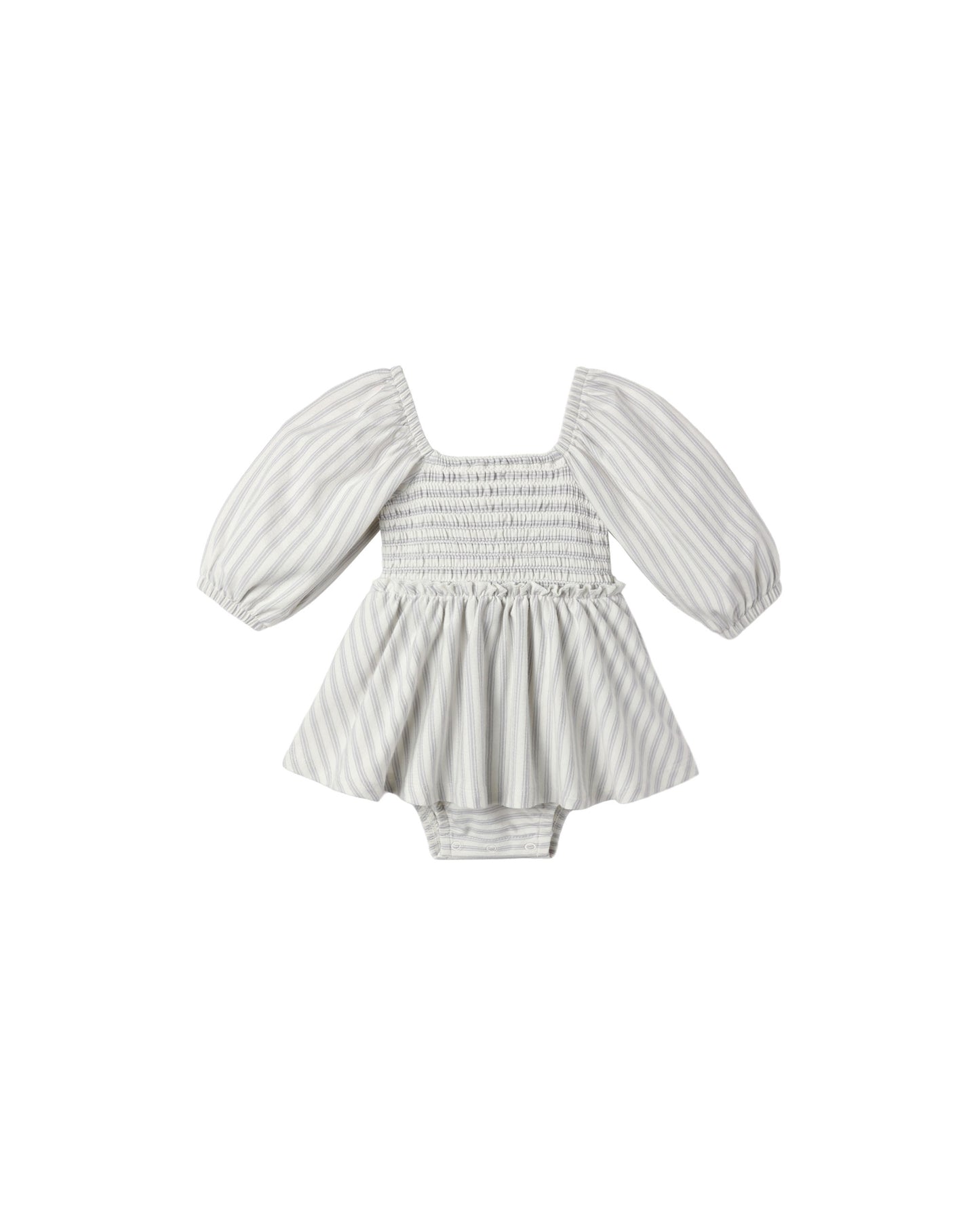 Lainey Romper || Cloud Stripe