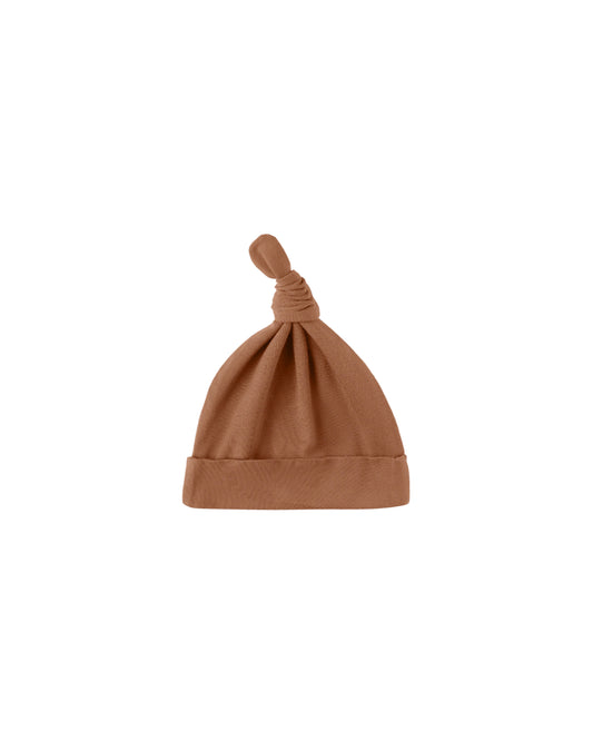 Bamboo Knotted Baby Hat || Cedar