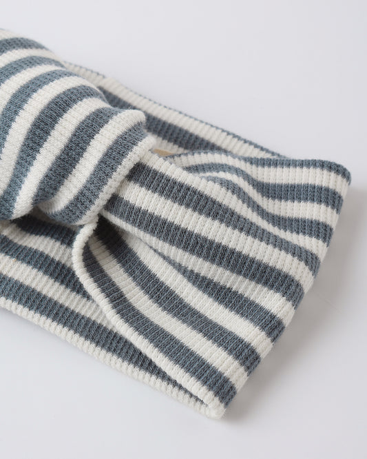 Knotted Headband || Ocean Stripe