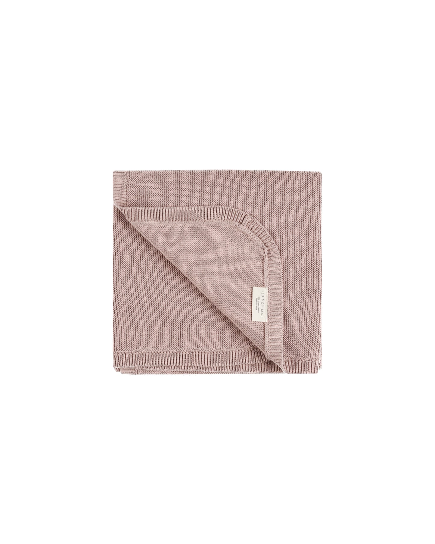 Knit Baby Blanket | Mauve