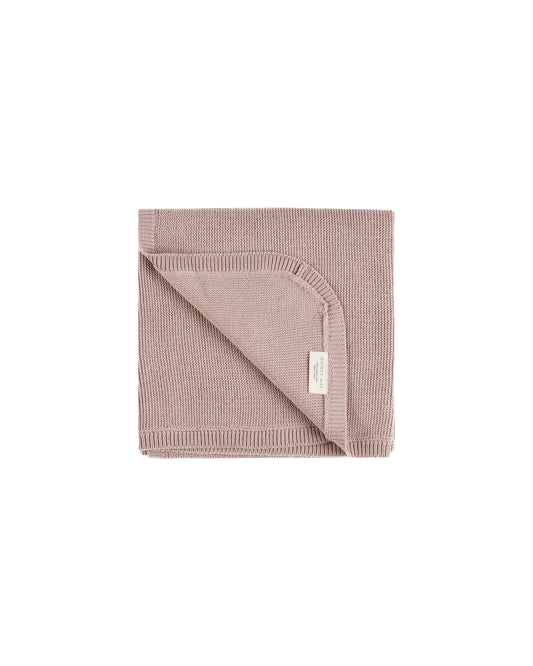 Knit Baby Blanket | Mauve
