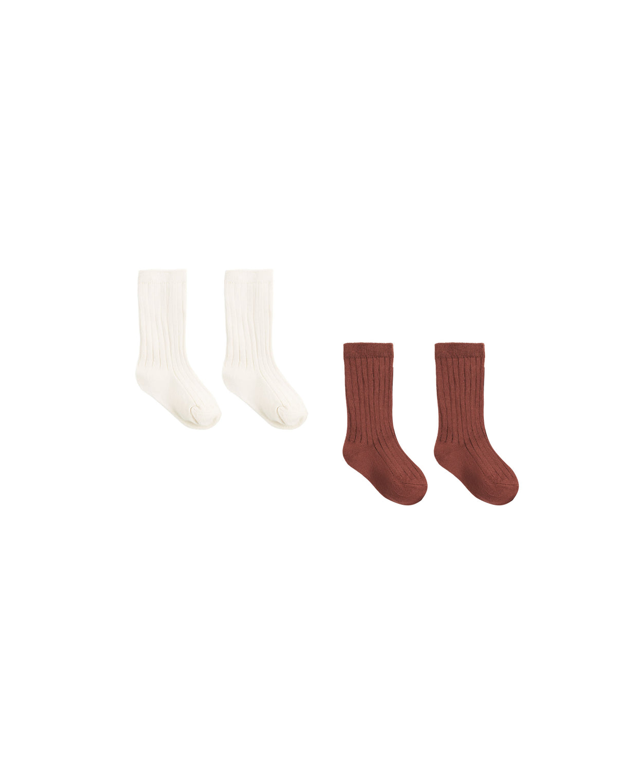 Socks Set | Natural + Redwood