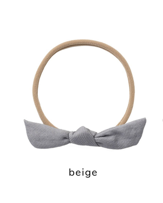 Little Knot Headband || Slate