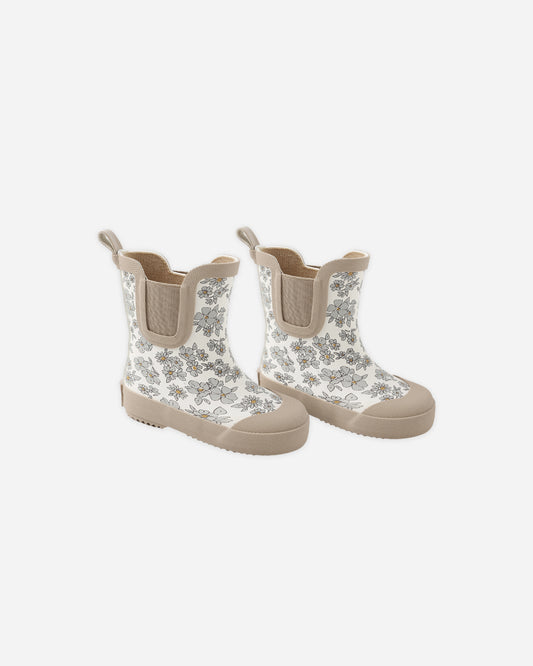 Rain Boots || Blue Floral
