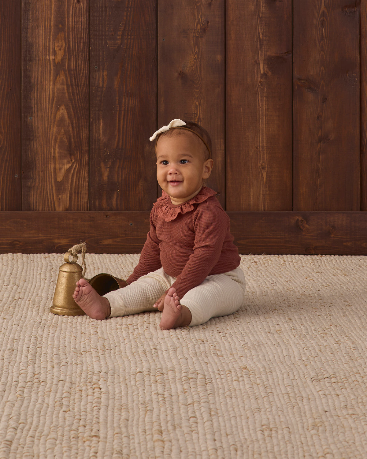 Ruffle Collar Bodysuit | Redwood