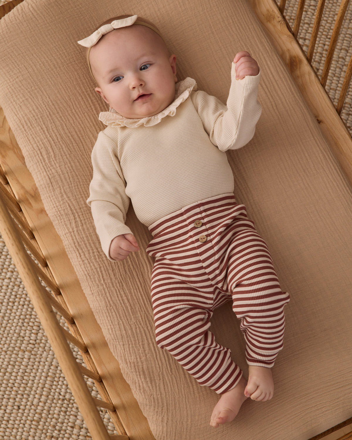 Ruffle Collar Bodysuit | Natural