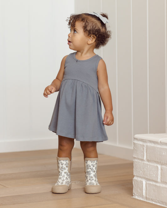 Ribbed Tank Dress || Ocean