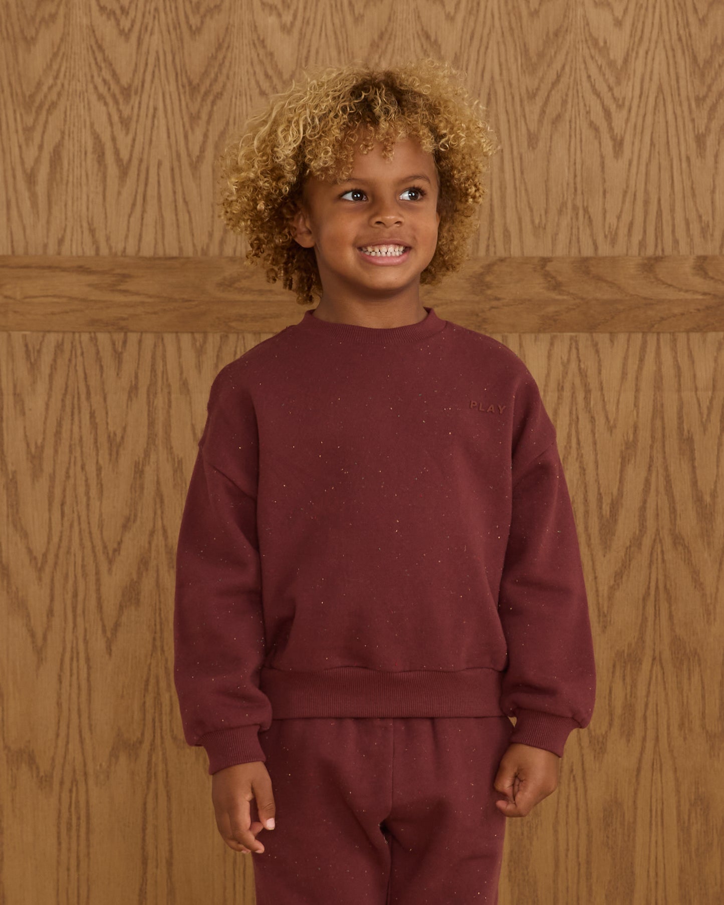 Relaxed Sweatshirt || Burgundy