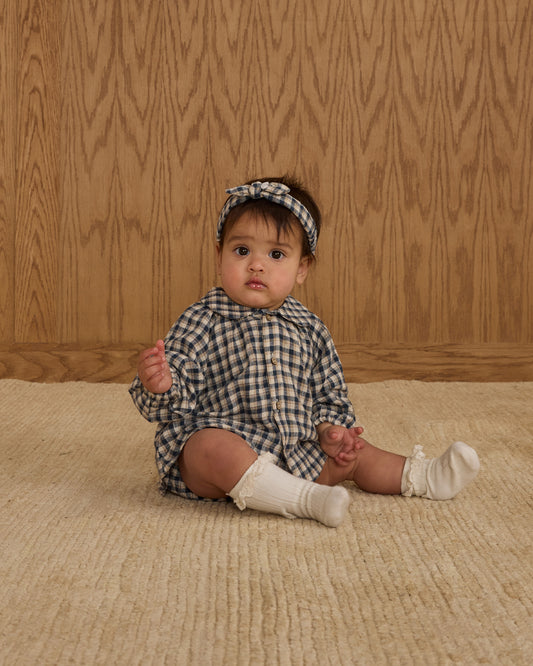 Nellie Set || Navy Check