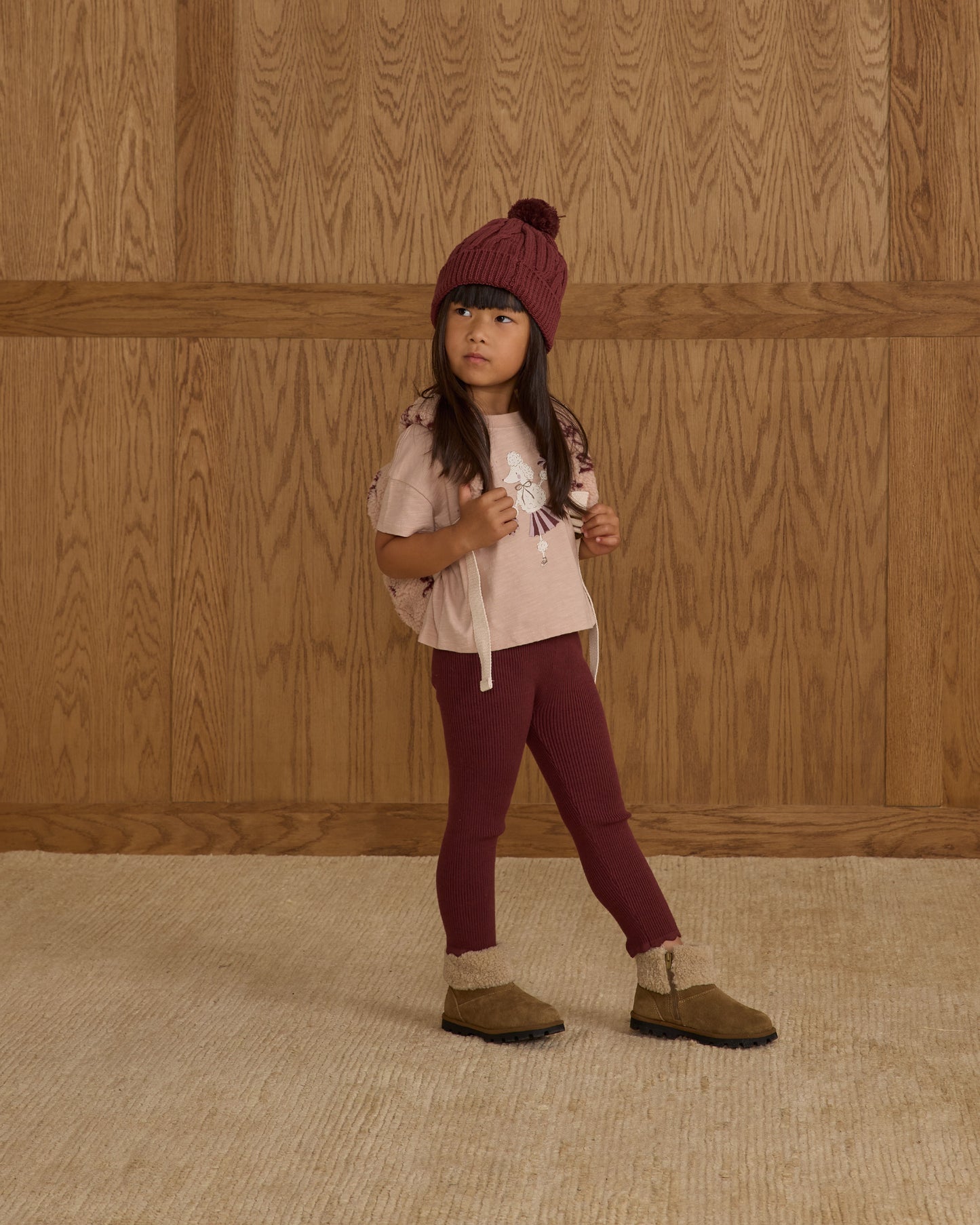 Legging || Burgundy