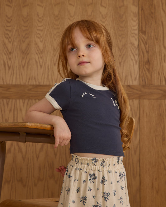 Baby Tee || Navy