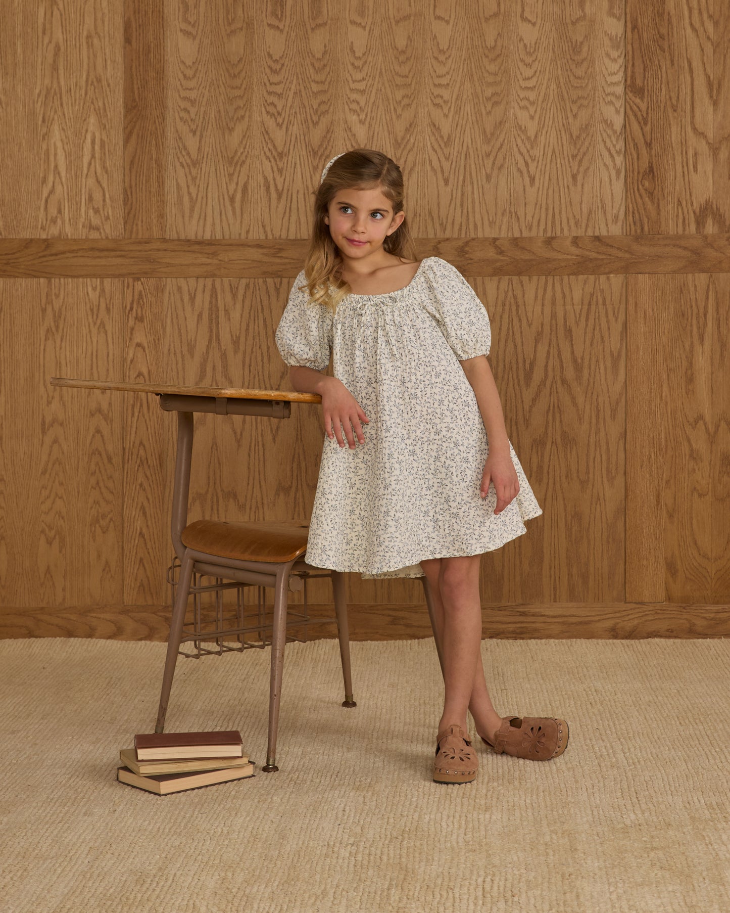Sabrina Mini Dress || Blue Vines
