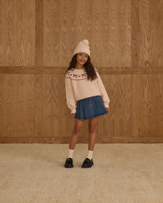 Fair Isle Sweater || Bows