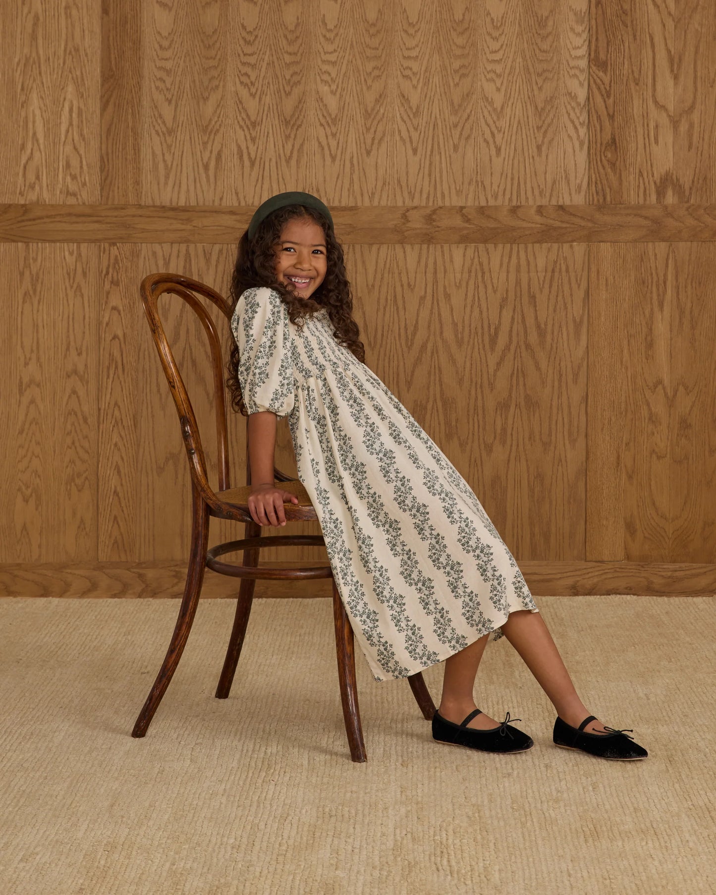 Della Dress || Green Vines