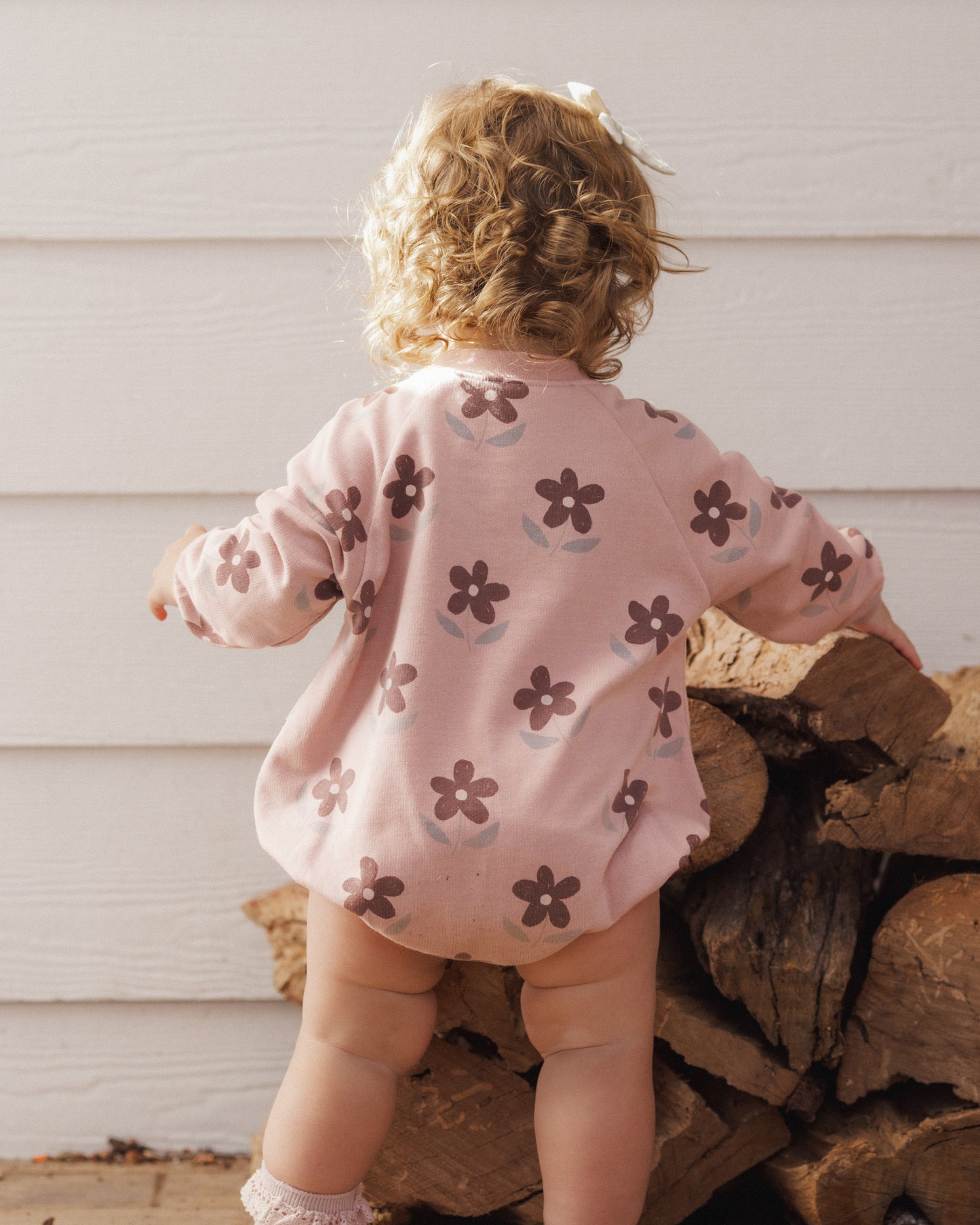 Crew Neck Romper || Daisy