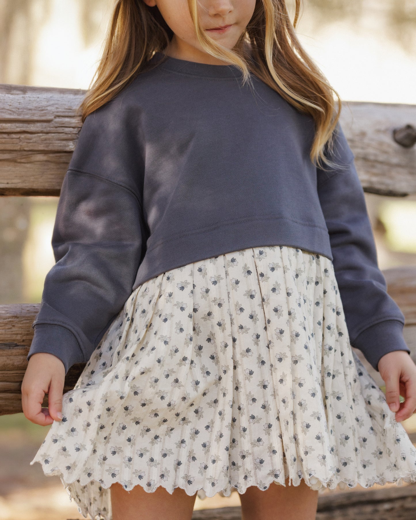 Sweatshirt Dress || Vintage Fleur