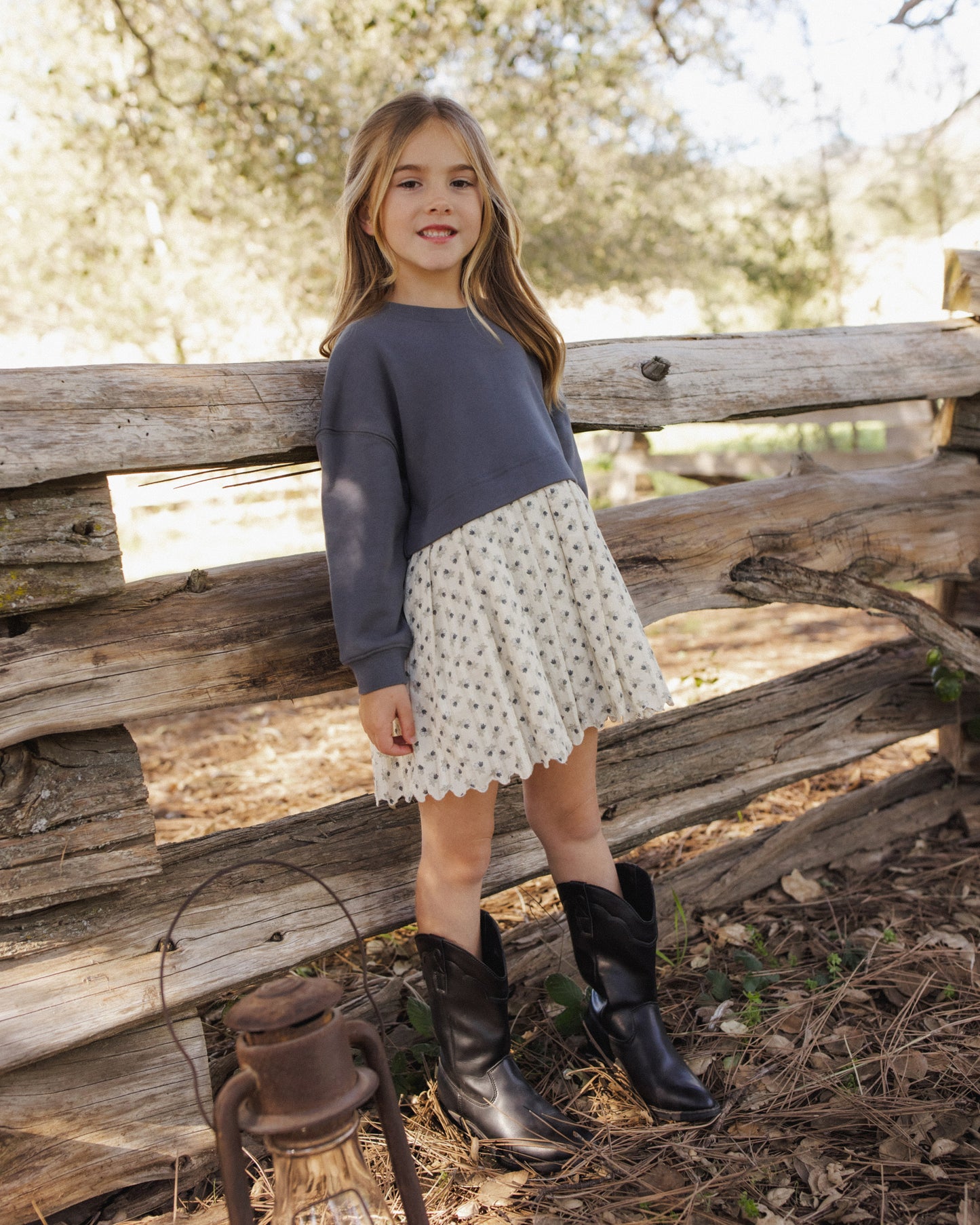 Sweatshirt Dress || Vintage Fleur