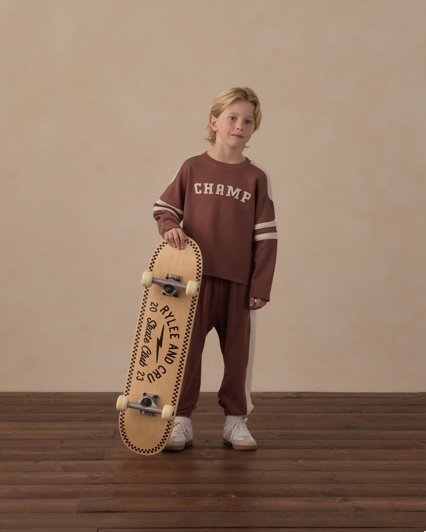 Paneled Sweatpant || Mulberry