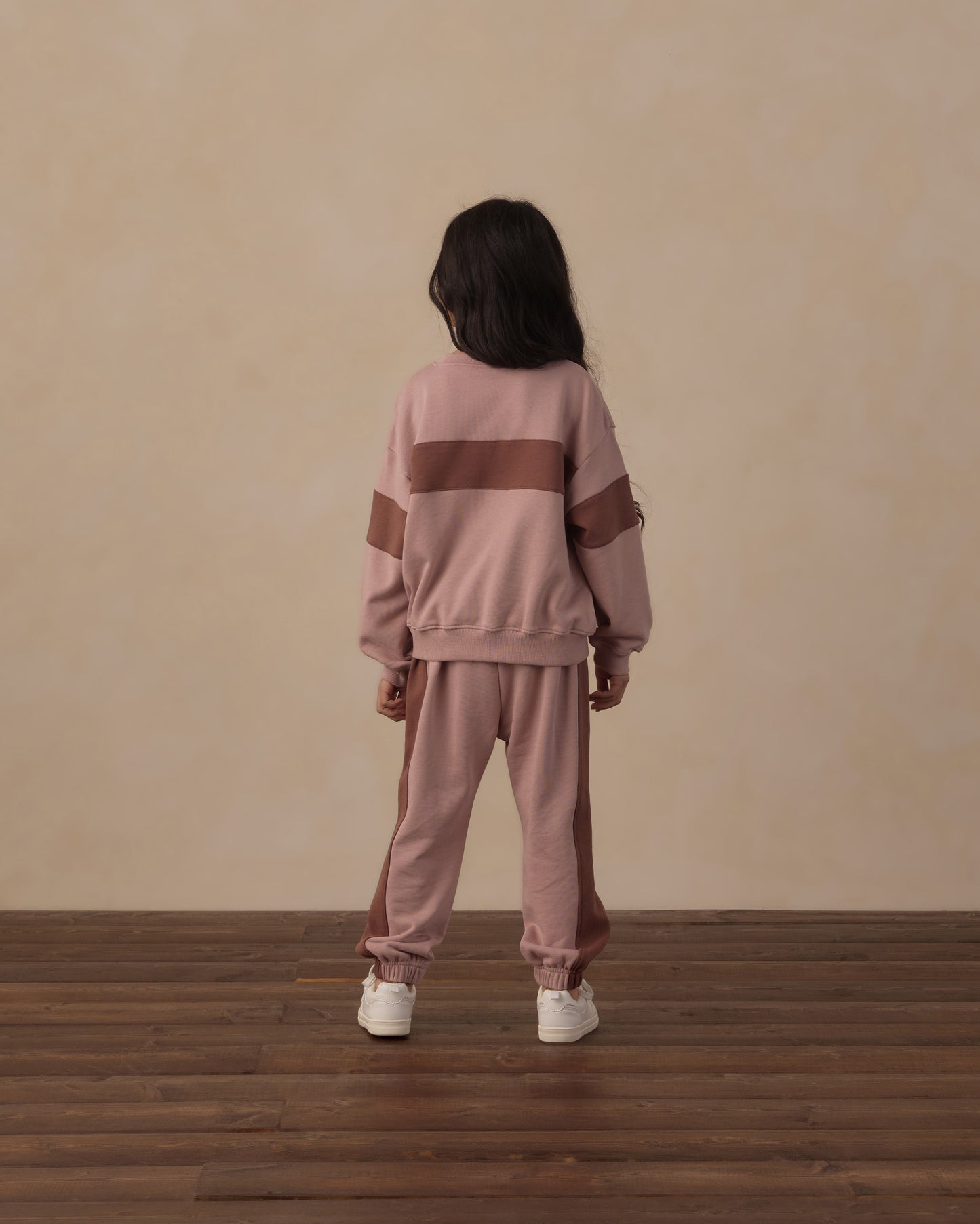 Paneled Sweatpant || Rosewood