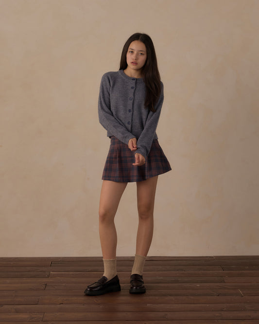 Teen Fuzzy Cardigan || Midnight
